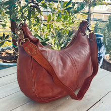 Load image into Gallery viewer, Capri Italian Leather Hobo Bag