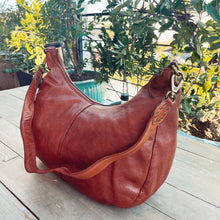 Load image into Gallery viewer, Capri Italian Leather Hobo Bag