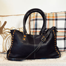 Load image into Gallery viewer, Black Mesa Leather Crossbody Purse