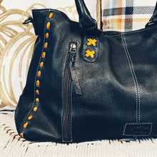 Load image into Gallery viewer, Black Mesa Leather Crossbody Purse