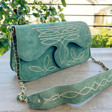 Load image into Gallery viewer, The Glory Suede Boot Stitch Purse
