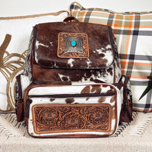Load image into Gallery viewer, Dee Creek Western Leather Backpack