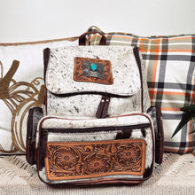Load image into Gallery viewer, Dee Creek Western Leather Backpack