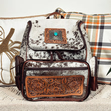 Load image into Gallery viewer, Dee Creek Western Leather Backpack