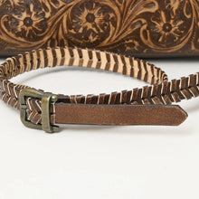 Load image into Gallery viewer, Desert Dancer Hand Tooled Leather Crossbody Purse