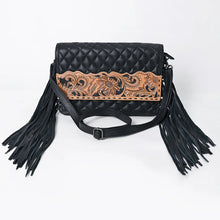Load image into Gallery viewer, Trail Ride Hand Tooled Leather Crossbody Purse