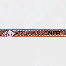 Load image into Gallery viewer, Maverick Official PRCA & NFR Licensed Collection®️ Tooled Leather Rodeo Belt
