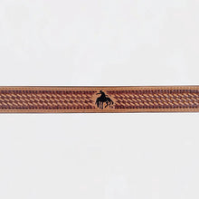 Load image into Gallery viewer, Wyatt Official PRCA & NFR Licensed Collection®️ Natural Tan Genuine Leather Belt