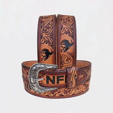 Load image into Gallery viewer, Ketchum Official PRCA & NFR Licensed Collection®️ Bronc Rider Genuine Leather Belt