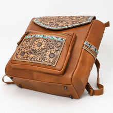 Load image into Gallery viewer, West Bend Western Leather Backpack