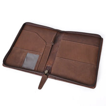 Load image into Gallery viewer, Cove Park Hand Tooled Leather iPad Mini Cover