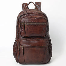 Load image into Gallery viewer, Roma Italian Leather Backpack