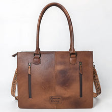Load image into Gallery viewer, Mojave Hand Tooled Leather Shoulder Tote Bag