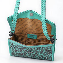 Load image into Gallery viewer, Desert Dancer Hand Tooled Leather Crossbody Purse