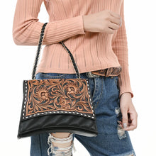 Load image into Gallery viewer, Wild Ember Hand Tooled Leather Purse