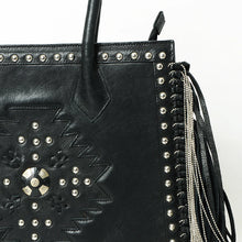 Load image into Gallery viewer, Leather and Lace Western Leather Shoulder Bag
