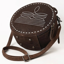 Load image into Gallery viewer, The Reba Suede Leather Canteen Purse