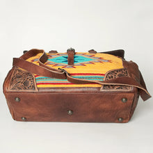 Load image into Gallery viewer, Fantastic Voyage Western Leather Weekender Duffel Bag