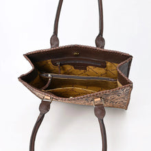 Load image into Gallery viewer, Western Hand Tooled Leather Purse, Western Leather Tote Bag, Western Leather Shoulder Bag, Handmade Leather Purse