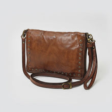 Load image into Gallery viewer, Venice Bay Western Leather Organizer Crossbody Bag | Full Grain Leather Travel Purse | Western Organizer Bag