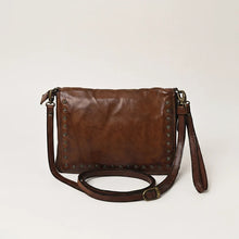 Load image into Gallery viewer, Venice Bay Western Leather Organizer Crossbody Bag | Full Grain Leather Travel Purse | Western Organizer Bag