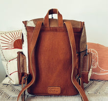 Load image into Gallery viewer, Lee Creek Western Leather Backpack