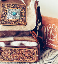 Load image into Gallery viewer, Lee Creek Western Leather Backpack