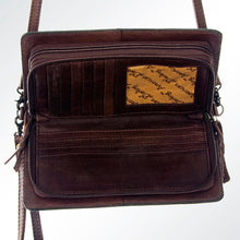 Load image into Gallery viewer, American Darling Sunflower Southwest Hand Tooled Leather Bag Purse Wallet