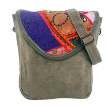 Load image into Gallery viewer, Vintage Military Handbag, Recycled Military Bag, Upcycled Canvas Bag, Military Spouse Gift, Gift For Veteran, Vintage Crossbody Bag, Tote