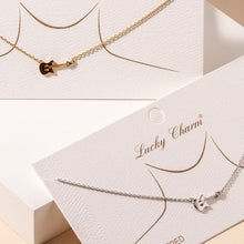 Load image into Gallery viewer, Gold Necklace, Guitar Charm Necklace, Gift For Her, Christmas Gift, Gift For Wife, Brass Necklace