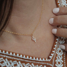 Load image into Gallery viewer, Gold Cactus Necklace, Gold Pendant Necklace, Cactus Necklace Gold, Perfect Gift For Mom, Gift For Wife, Gold Necklace, Dainty Necklace