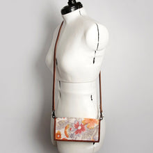 Load image into Gallery viewer, Western Hand Tooled Leather Purse, Concealed Carry Purse, Cowhide Purse, Saddle Blanket Bag, Genuine Cowhide, Western Wallet, Leather Fringe