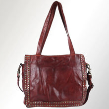 Load image into Gallery viewer, Genuine Leather Purse, Concealed Carry Purse, Cowhide Purse, Leather Purse Women, Genuine Cowhide, Western Purse, Leather Fringe