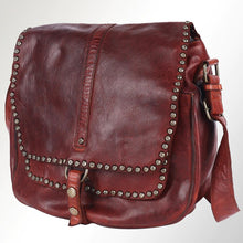 Load image into Gallery viewer, Genuine Leather Purse, Concealed Carry Purse, Cowhide Purse, Leather Purse Women, Genuine Cowhide, Western Purse, Leather Fringe