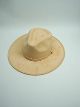 Load image into Gallery viewer, Womens Wide Brim Fedora Hat, Wool Fedora Hat, Felt Cowboy Hat, Wide Brimmed Fedora, Wool Fedora Womens, Womens Felt Hat