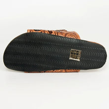 Load image into Gallery viewer, Leather Sandals, Slip On Women Leather Sandals, Hand Tooled Leather Sandals, Strappy Leather Sandals, Buckle Strap Leather Sandals