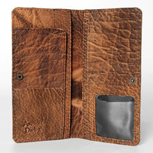 Load image into Gallery viewer, Western Hand Tooled Leather Wallet Purse, Leather Crossbody Purse, Genuine Leather Bag, Genuine Cowhide Bag, Western Purse, Luxury Wallet