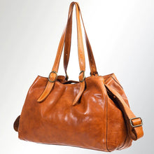 Load image into Gallery viewer, Western Purse, Leather PurseCowhide Purse, Genuine Vintage Leather Western Fashion Retro Handmade Crossbody Bag Purse