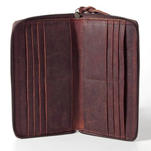 Load image into Gallery viewer, Western Hand Tooled Leather Wallet Purse, Leather Wallet, Genuine Leather Bag, Genuine Cowhide Bag, Western Purse, Luxury Wallet