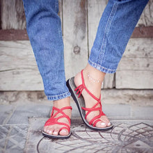 Load image into Gallery viewer, Womens Sandals, Thong Sandals, Beach Sandals, Plaka Women Sandals, Women Summer Sandals, Open Toe Womens Sandals, Flat Thong Sandal