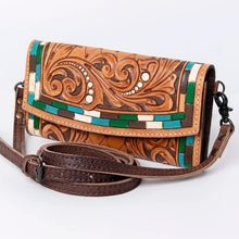 Load image into Gallery viewer, Stoneledge Western Leather Crossbody Purse