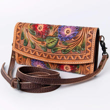 Load image into Gallery viewer, Estancia Western Leather Crossbody Wallet