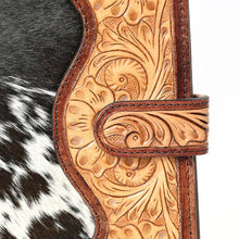 Load image into Gallery viewer, Hand Tooled Leather Portfolio, Leather Padfolio, Leather Legal Pad Portfolio, Leather Legal Pad Notebook, Tooled Leather Portfolio Envelope