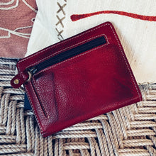 Load image into Gallery viewer, Womens Leather Wallet, Vintage Leather Wallet, Distressed Leather Wallet, Soft Leather Wallet, Genuine Leather Wallet