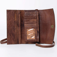 Load image into Gallery viewer, Stoneledge Western Leather Crossbody Purse