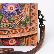 Load image into Gallery viewer, Estancia Western Leather Crossbody Wallet