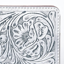 Load image into Gallery viewer, Hand Tooled Leather Portfolio, Leather Padfolio, Leather Legal Pad Portfolio, Leather Legal Pad Notebook, Tooled Leather Portfolio Envelope