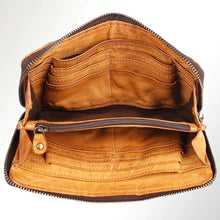 Load image into Gallery viewer, Womens Leather Wallet, Vintage Leather Wallet, Distressed Leather Wallet, Soft Leather Wallet, Genuine Leather Clutch
