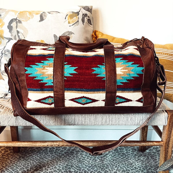 Travel in Style with Saddle Blanket and Leather Weekender Duffel Bags