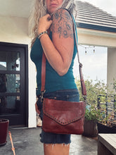 Load image into Gallery viewer, Brush Lake Italian Leather Crossbody Purse
